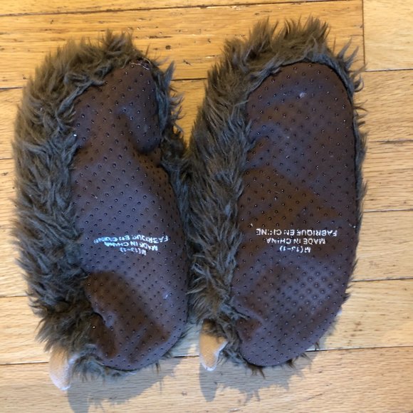 Cute Fuzzy Kids' Animal Bear Claw Slippers - Picture 4 of 5